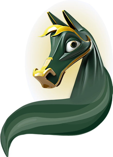 Chessvia AI Chess Coach - A green knight chess piece representing your personalized AI chess tutor that explains the why behind every move